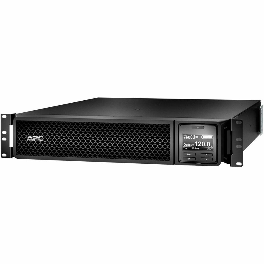 APC SMART-UPS SRT 1000VA LCD RM 120V WITH NETWORK CARD TAA-COMPLIANT