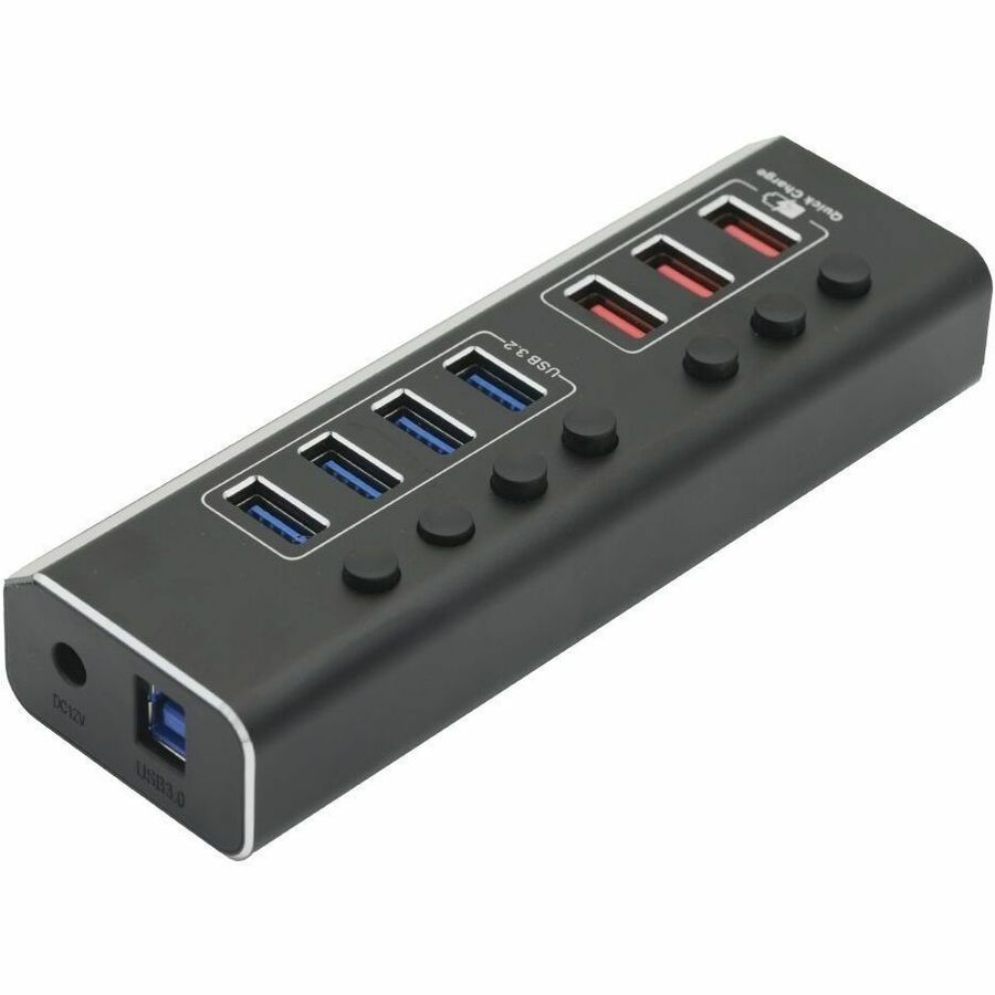4XEM 7-Port USB-A Data Hub with Power TAA | USB Hub, Enterprise