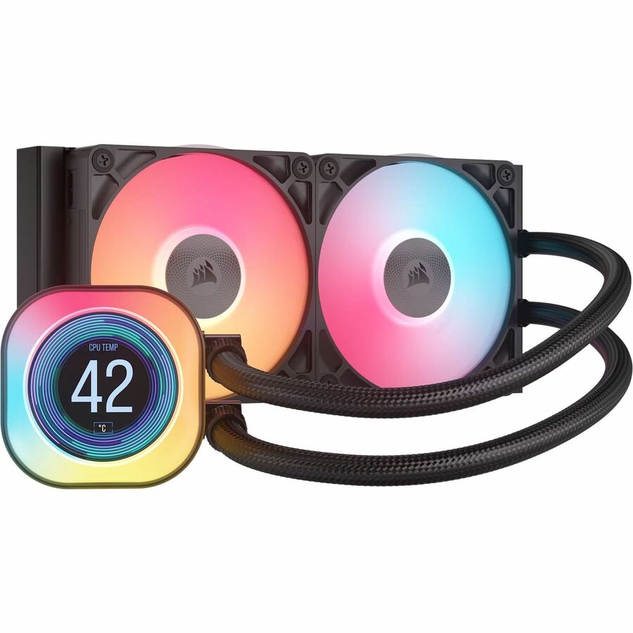 CORSAIR ICUE LINK TITAN 240 RX LCD AIO, 240MM RADIATOR, LIQUID CPU COOLER