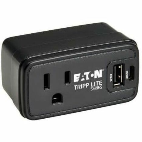POWER IT 1-OUTLET UNIVERSAL TRAVEL CHARGER AND POWER STRIP 5-15R OUTLET USB-C AN