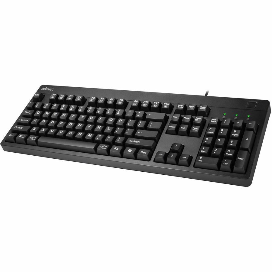 ADESSO DESKTOP KEYBOARD WITH FINGER PRIN