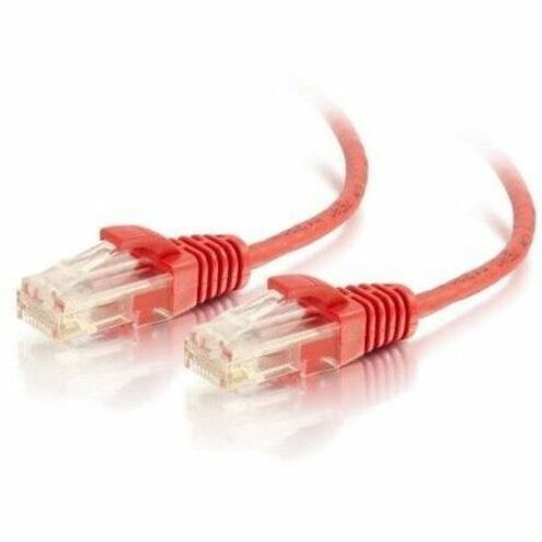 VS 12FT RED SNAGLESS C6 28AWG UTP