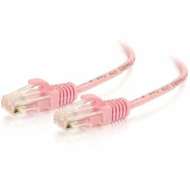 VS 15FT PNK SNAGLESS C6 28AWG UTP