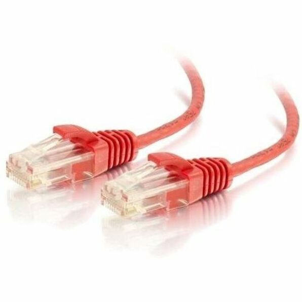 VS 6FT RED SNAGLESS C6 28AWG UTP