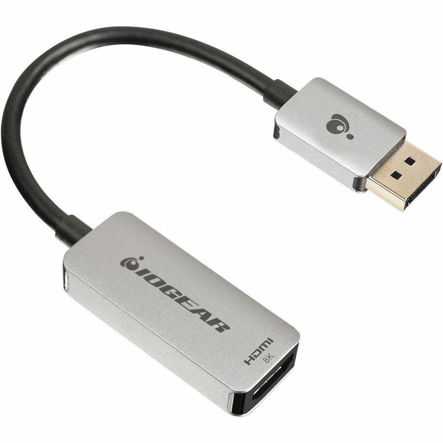 IOGEAR 8K DISPLAYPORT TO HDMI ADAPTER, HDR10+, HDCP 1.4, HDCP 2.3, DP 1.4, GDPHD