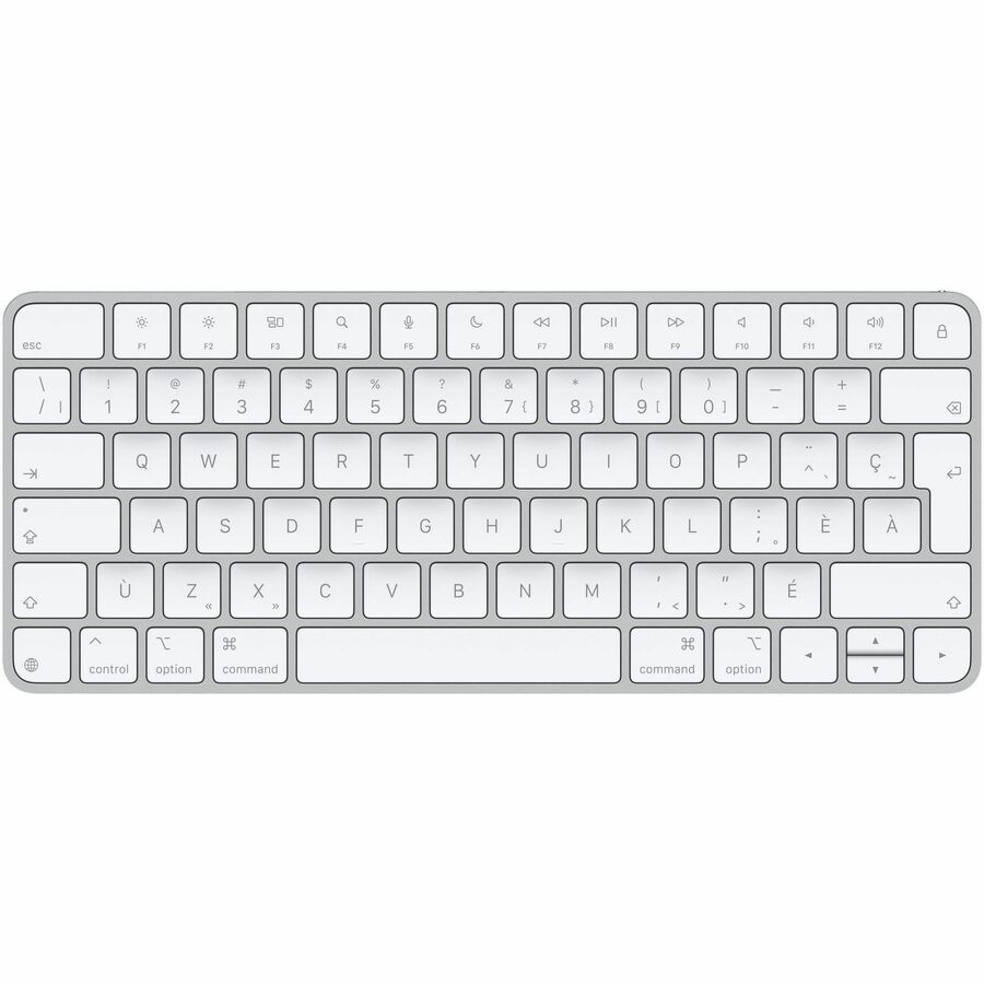 Apple Magic Keyboard - Wireless Connectivity - Bluetooth - Multimedia Hot Key(s) - macOS 15.1, iPadOS 14.5, iOS 14.5, visionOS - French (Canada) - MacBook Air, MacBook Pro, iMac, iPad Pro, iPad Air, iPad mini, iPad mini 4, iPad Air 2, iPad, Mac Studio, Mac mini, ... - Mac