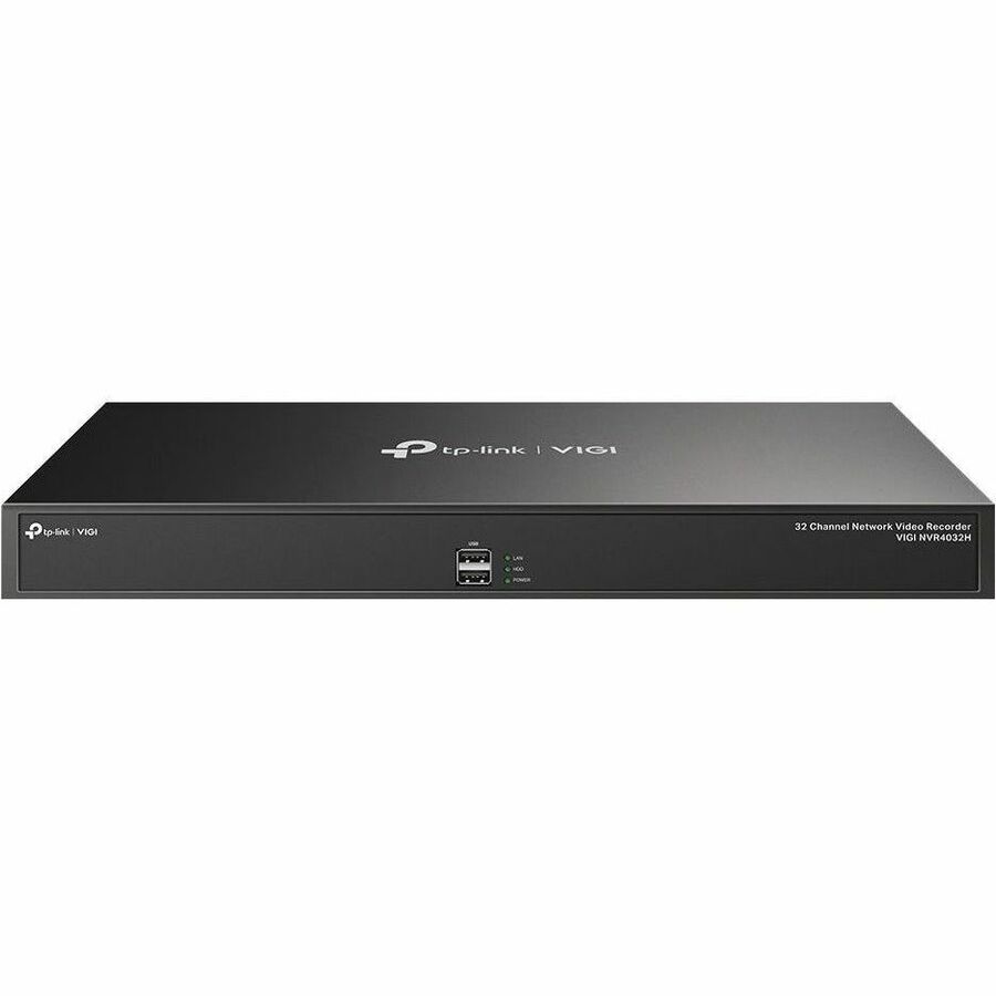 Vigi 32 Channel Network Video Recorder - Spec: H.265+/H.265/H.264+/H.264, up to 8mp Resolution, 320mbps Incoming Bandwidth, 320mbps Outgoing Bandwidth, 32mp Decoding Capability, Hdmi/Vga Independent Output, 4 Sata up to 64tb, 2 1000mbps Ethernet Ports, 2 USB 2.0, 1 USB 3.0, 100-240v AC/1.5a; Feature: Auto Initialization, Smart Detection Configuration & Alarm, Two-Way Audio, 32-Channel Live View, 4k Hdmi Video Output, 16-Channel Synchronous Playback, Streamlined Setup, Onvif, Remote Monitoring, Vigi App, Web, Gui, Vms, Vigi Config Tool