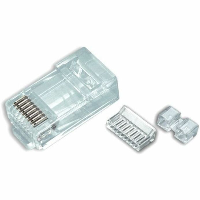 RJ45 (8P8C), CAT6 HP, ROUND-SOLID 3-PRONG. 500/BAG.