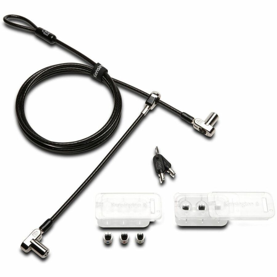 UNIVERSAL 3-IN-1 KEYED CABLE LOCK - TWIN LOCKHEADS