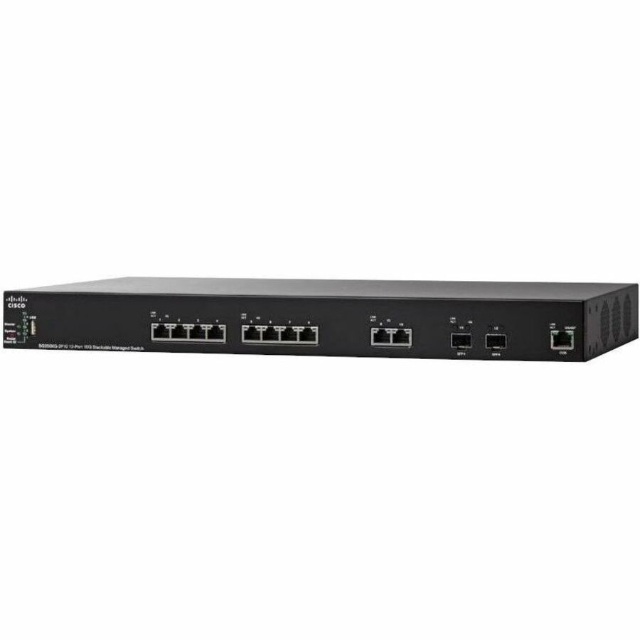 12 PORT 10GBASE-T STACKABLE MANAGED SWITCH REMANUFACTURED