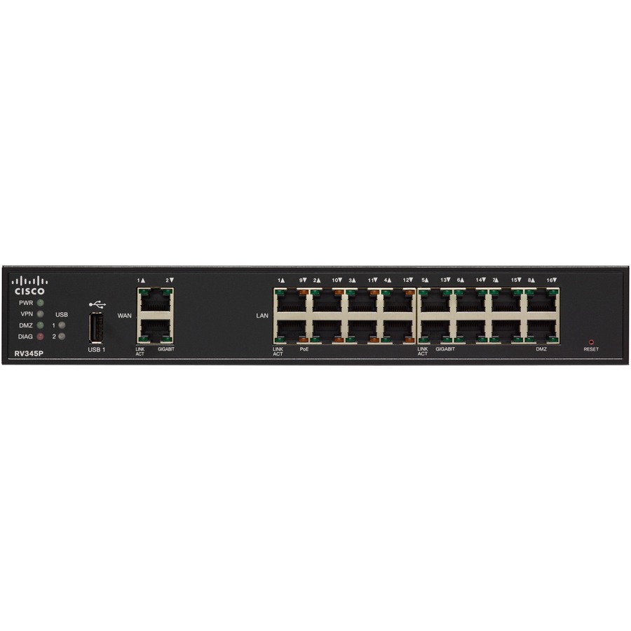 CISCO RV345P DUAL WAN GIGABIT VPN ROUTER REMANUFACTURED