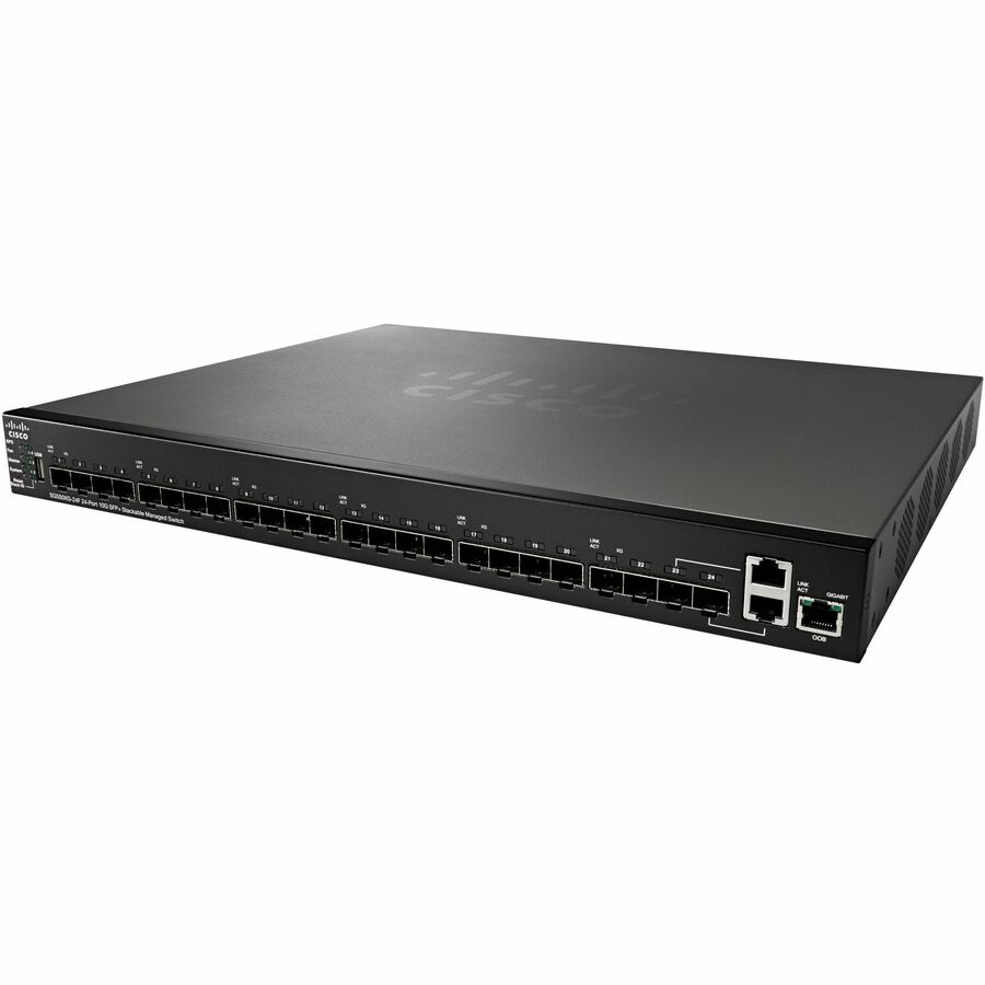 CISCOSG550XG24F24PORT10GSFP+STACKABLEMNGDSWTCHREMANUFACTURED