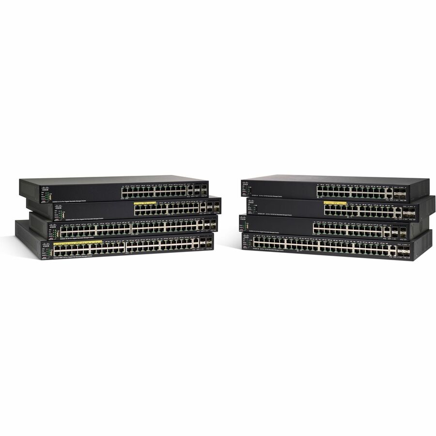 CISCOSF550X-24P24PORT10/100POESTACKABLESWITCH REMANUFACTURED