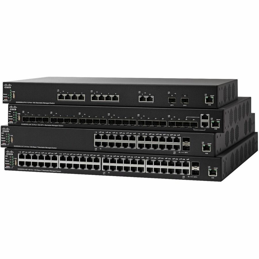 CISCOSG350XG-2F1012-PRT 10GBASE-TSTACKABLESW REMANUFACTURED
