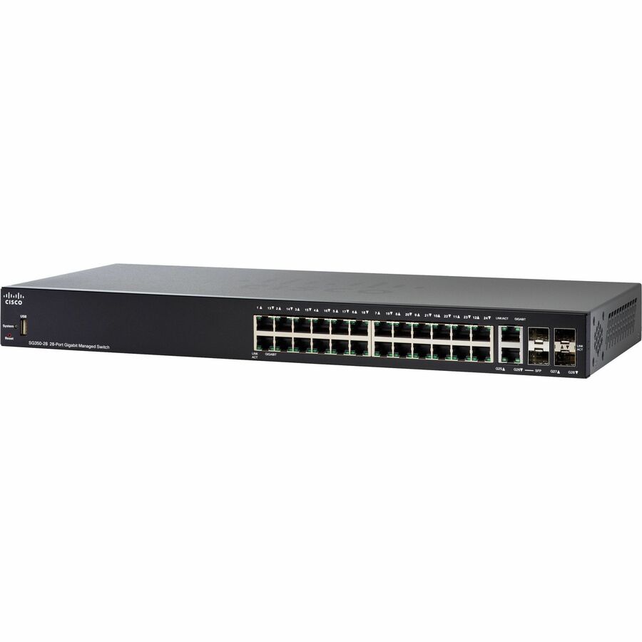 CISCO SG350-20 20-PORT GIGABIT MANAGED SWITCHREMANUFACTURED