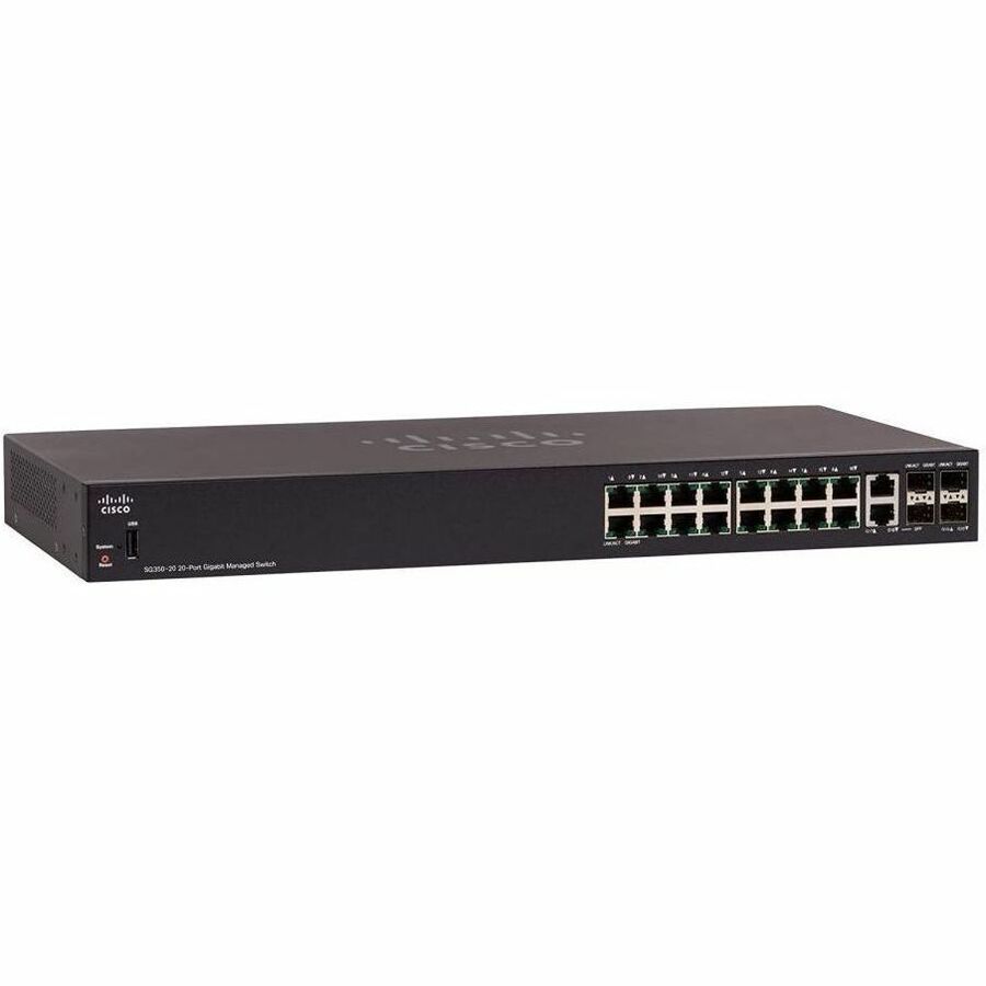 CISCO SG350-20 20-PORT GIGABIT MANAGEDSWITCH REMANUFACTURED