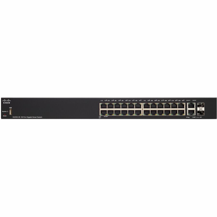 CISCO SG250-26 26-PORT GIGABIT SWITCH REMANUFACTURED