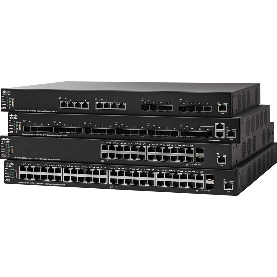 CISCO SG350X-48 48-PORTGIGABITSTACKABLESWITCH REMANUFACTURED