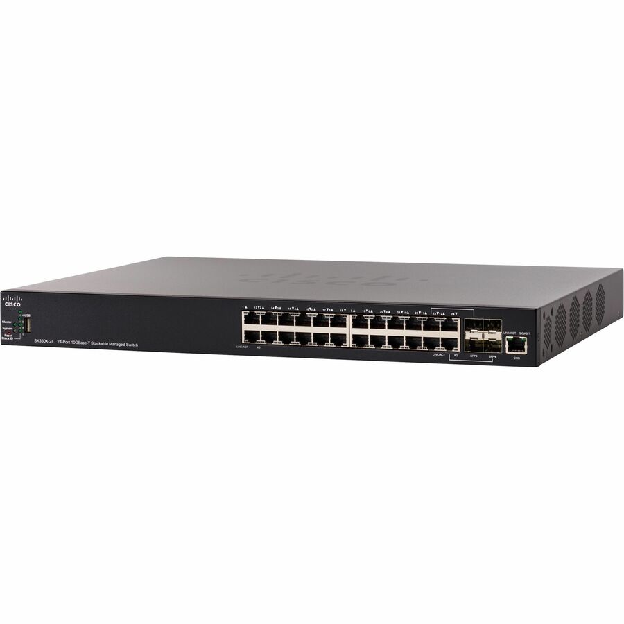 24-PORT 10GBASE-T STACKABLE MANAGED SWITCH REMANUFACTURED