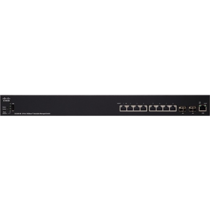 8 PORT 10GBASE-T STACKABLE MANAGED SWITCH REMANUFACTURED