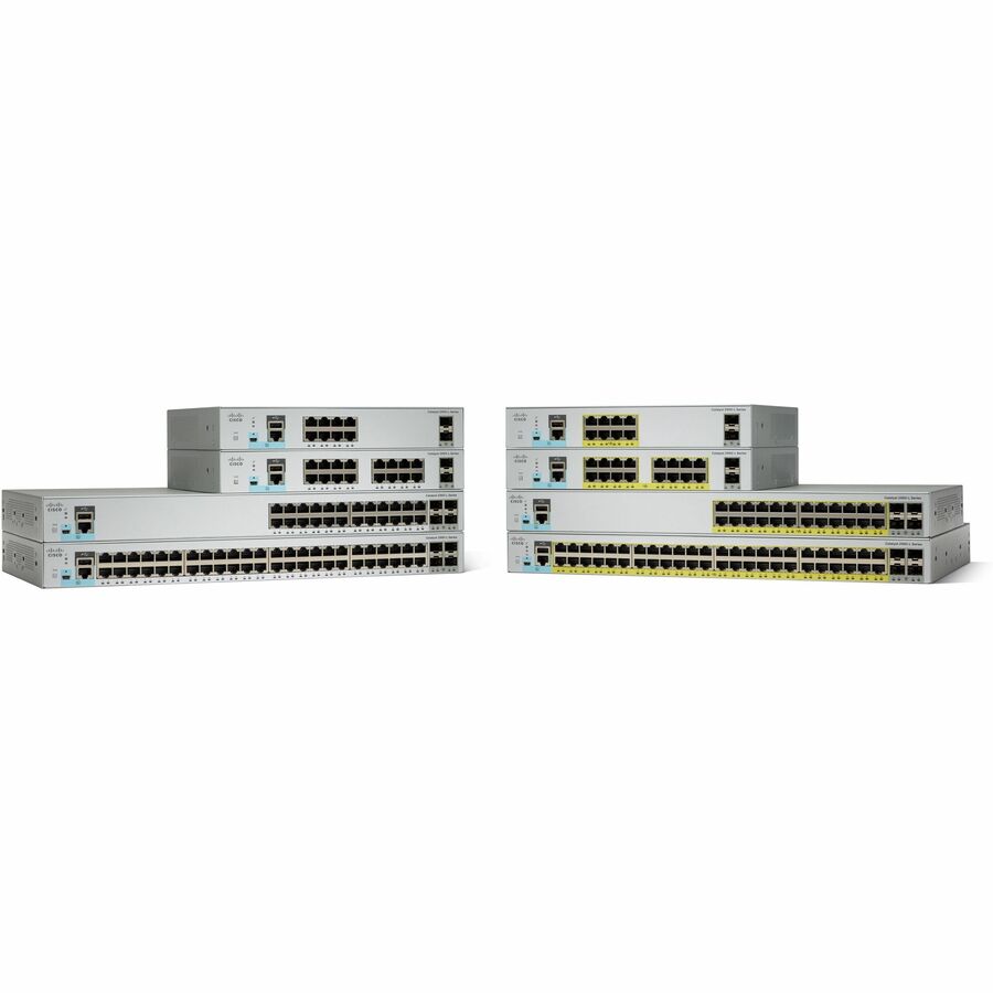 CATALYST 2960L 8 PORT GIGE, 2 X1G SFP,LANLITE REMANUFACTURED
