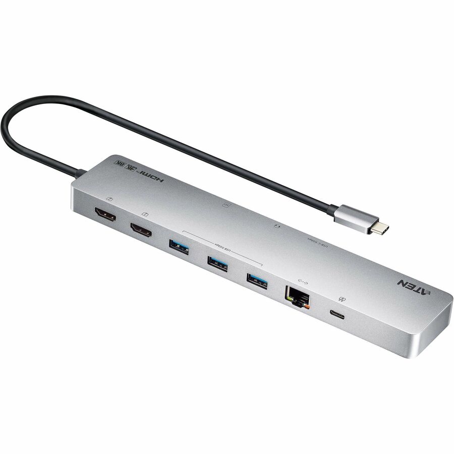USB-C MULTIPORT DOCK WITH POWER PASS-THROUGH