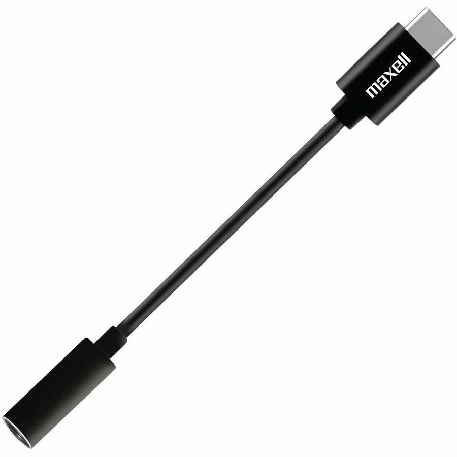 MAXELL ADAPTER FOR COMPUTERS, TABLETS, CHROMEBOOKS TO CONNECT 3.5MM INPUT/OUTPUT