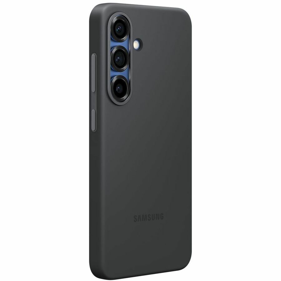 Samsung Galaxy S25 Silicone Case - For Samsung Galaxy S25 Smartphone - Black - Pressure Resistant - Silicone, Polycarbonate