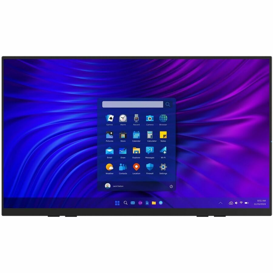 PLANAR PCT2735Q, HELIUM 27IN QHD TOUCHSCREEN MONITOR, BLACK, HID, PCAP MULTI-TOU