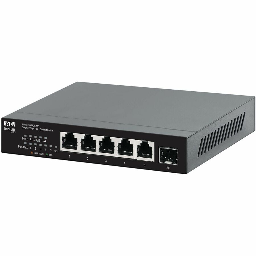 EATON TRIPP LITE SERIES DESKTOP GIGABIT ETHERNET UNMANAGED SWITCH POE+ PASS-THRO