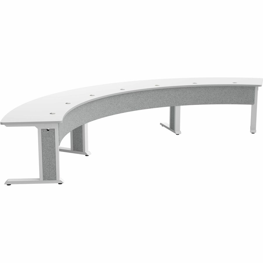 MIDDLE ATLANTIC FORUM SERIES ARC TABLE FOR UP TO 7 PEOPLE - LIGHT FINISH