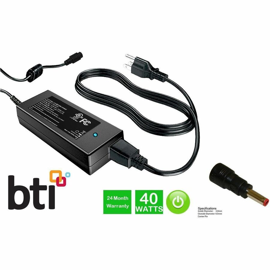 BTI 492-BBOF-BTI 19V 45W AC ADAPTER FOR DELL INSPIRON 11 3000 (3157), 11 3000 (3