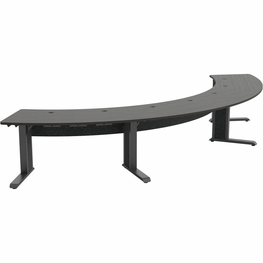 MIDDLE ATLANTIC FORUM SERIES ARC TABLE FOR UP TO 7 PEOPLE - DARK FINISH