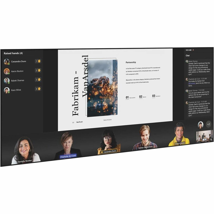 DA-LITE PARALLAX THIN 130IN SCREEN