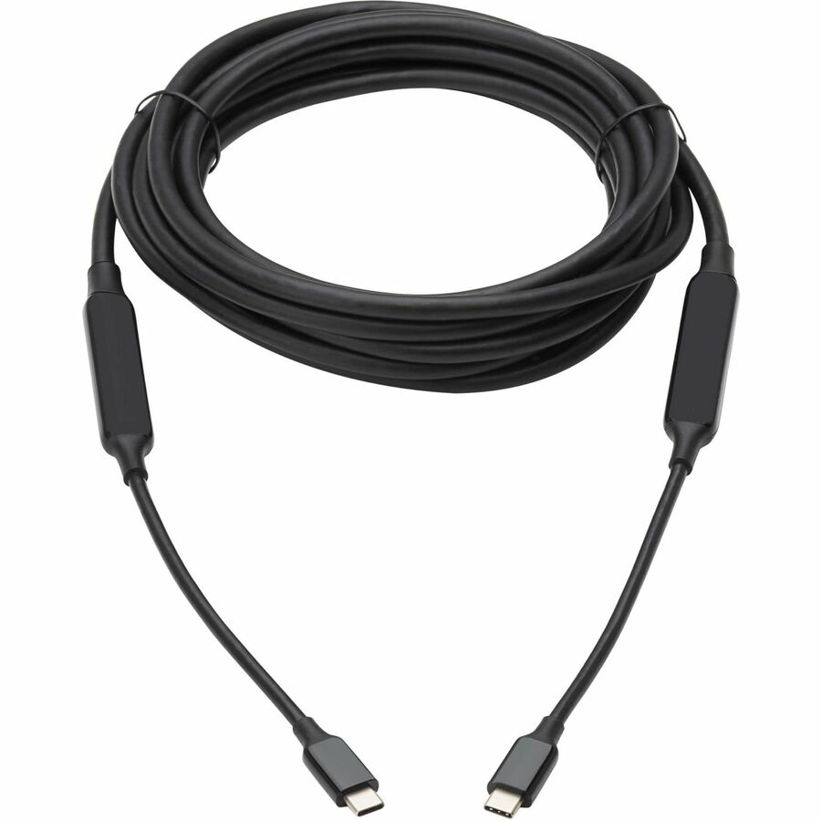 TRIPP LITE SERIES USB-C FULL-FUNCTION ACTIVE CABLE (M/M) W REPEATER 10GBPS 8K60H