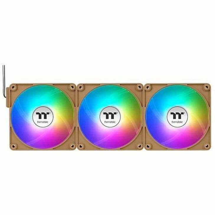 THERMALTAKE CT140 EX ARGB SYNC PC COOLING FAN (3-FAN PACK) - GRAVEL SAND