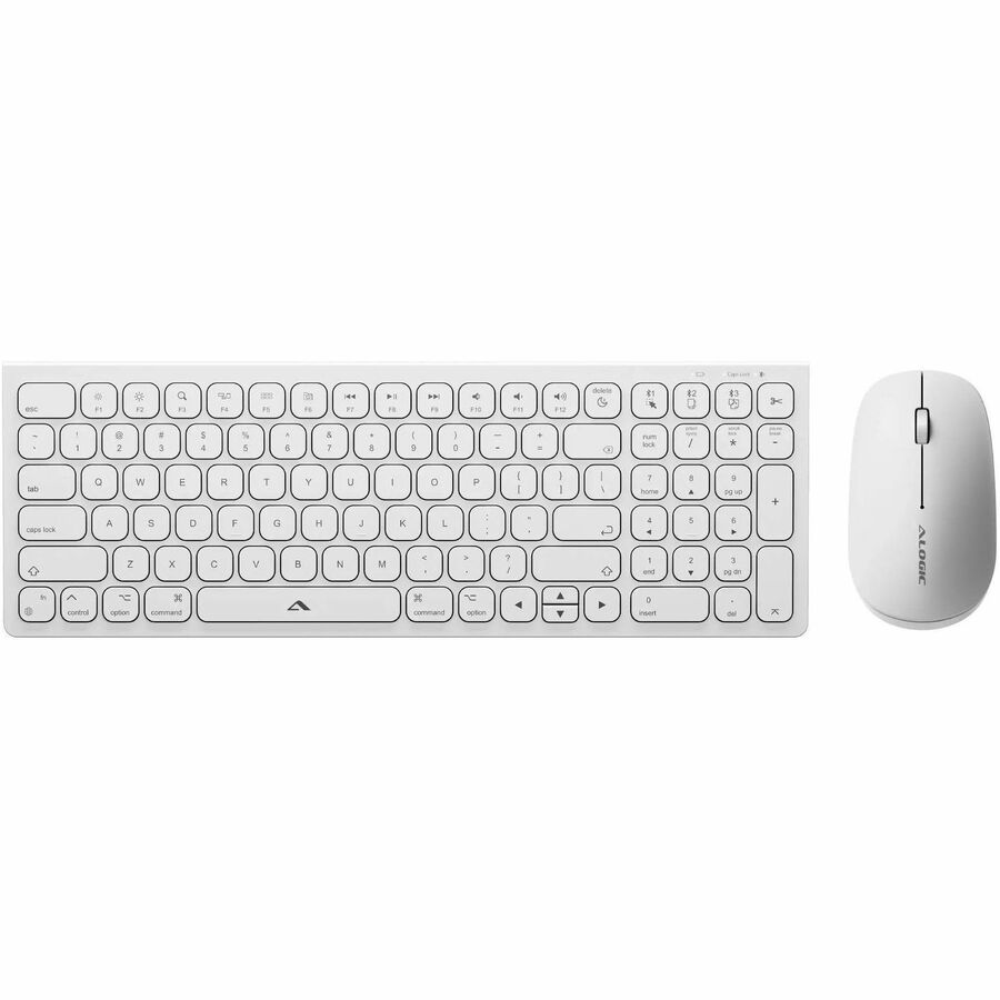 ALOGIC ECHELON COMPACT USB-C RECHARGEABLE BLUETOOTH KEYBOARD & MOUSE FOR MAC (WH