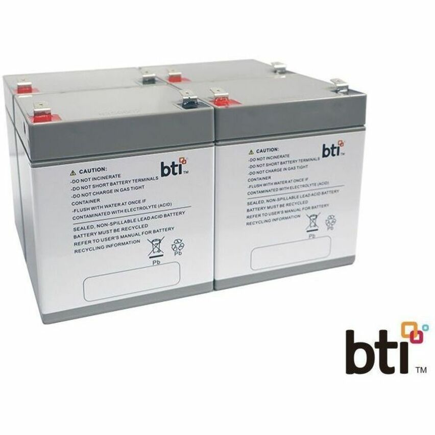 BTI 12V5.5A-T2-BATT-4PK-BTI 12V 5.5AH 1-CELL T2/F2 SEALED LEAD ACID BATTERY (PAC