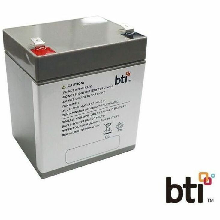 BTI 12V5.5A-T2-BATT-BTI 12V 5.5AH 1-CELL T2/F2 SEALED LEAD ACID BATTERY FOR VARI