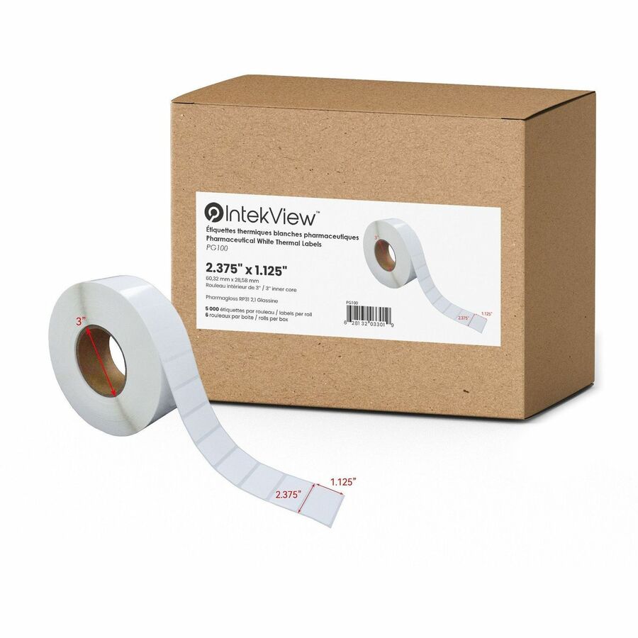 2.375"X1.125" Core 3'' White