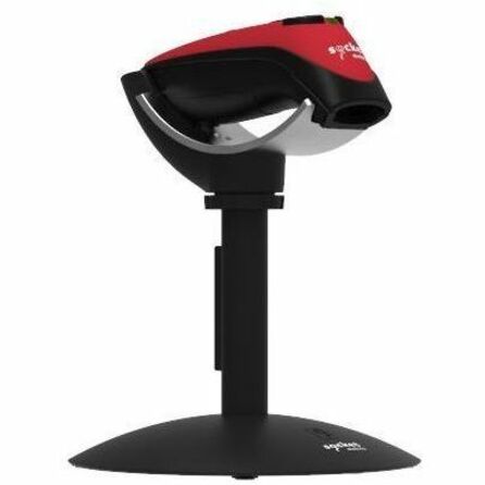 DURASCAN D762, PROFESSIONAL - MID RANGE BARCODE READER, RED & CHARGING STAND