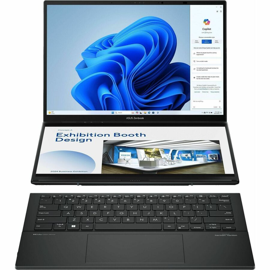 ZENBOOK DUO ASUS ZENBOOK DUO/GRAY/14.0 WQXGA+(WQ+) TOUCH(OGM)/CORE ULTRA 9 285H/