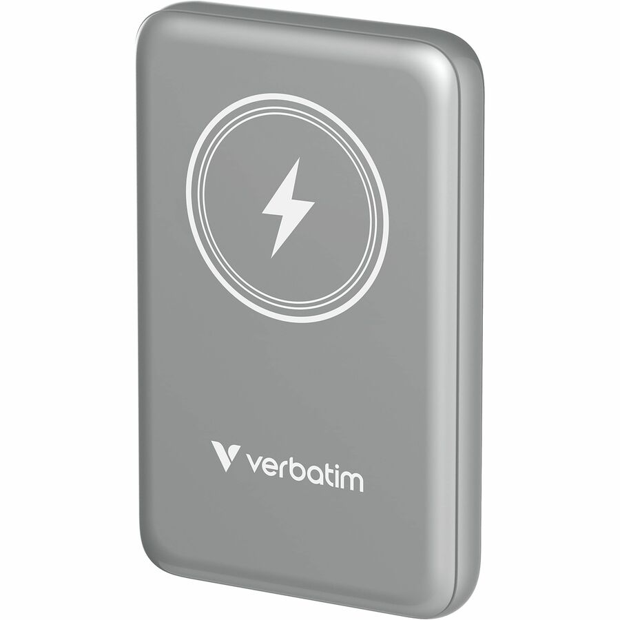 CHARGE N GO MAGNETIC WIRELESS POWER BANK 10000 MAH - GREY