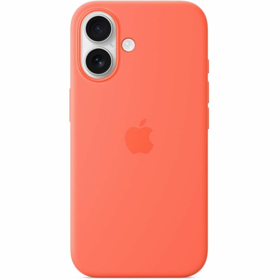 IPHONE 16 SILICONE CASE WITH MAGSAFE - TANGERINE