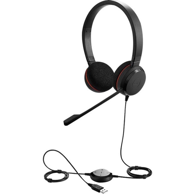 JABRA EVOLVE 20 STEREO MS, USB C/A