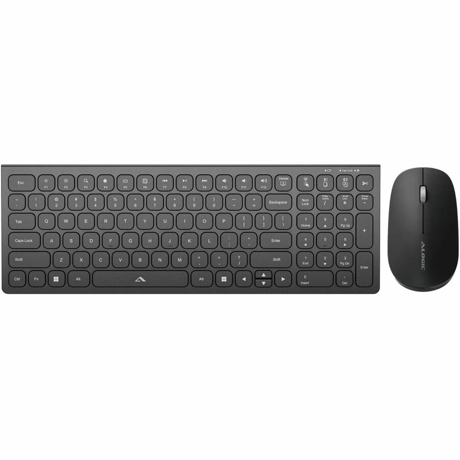 ALOGIC ECHELON COMPACT USB-C RECHARGEABLE BLUETOOTH KEYBOARD FOR US WIN (WHITE)