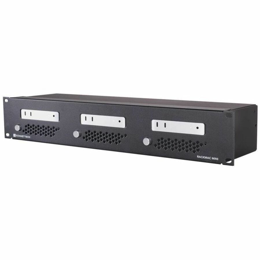 RACKMAC MINI (2024+) 2U ENCLOSURE TO MOUNT AND SECURE ONE, TWO, OR THREE MAC MIN