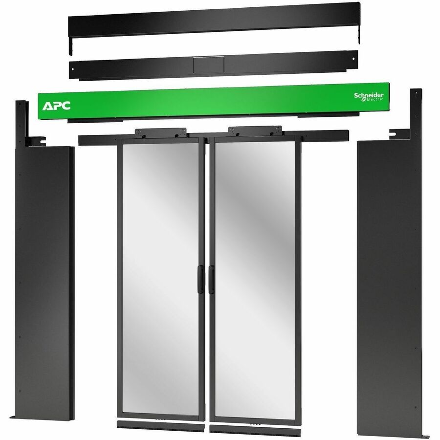 Dual Sliding Door Black