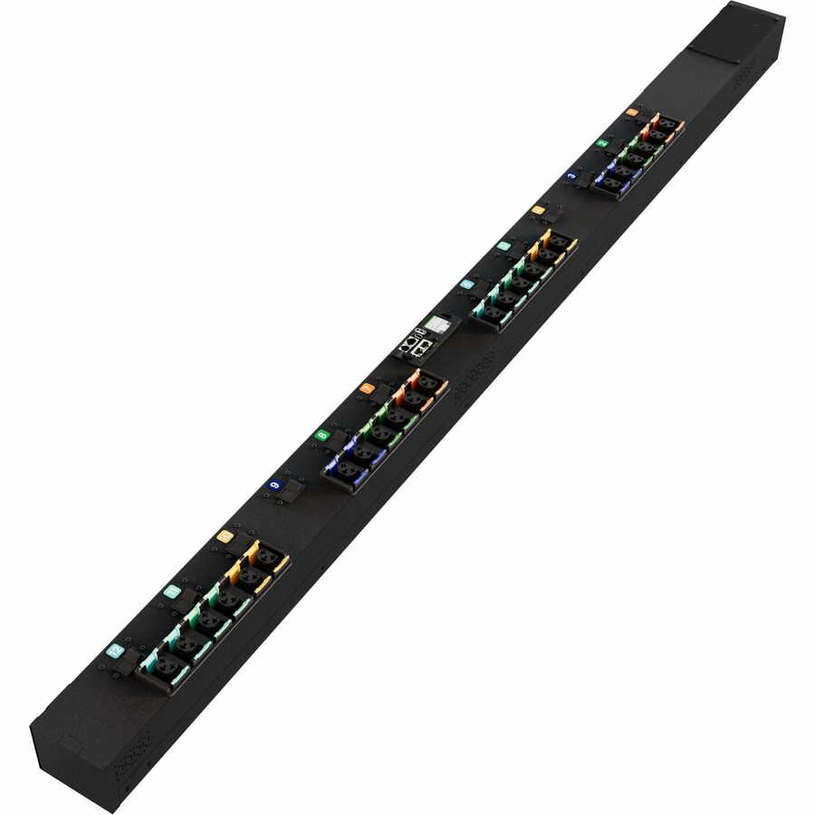 RPDU, SWITCHED OUTLET LEVEL MONITORING, 80A, 208V DELTA, 28.8KW, VERTICAL, (24)
