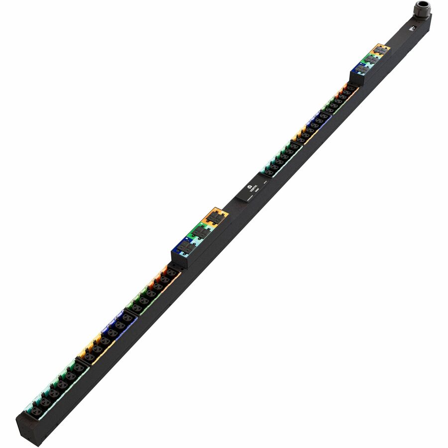 RPDU, BASIC UPGRADEABLE, 60/63A, 240/415V WYE, 43.4KW, VERTICAL, (36) COMBINATIO